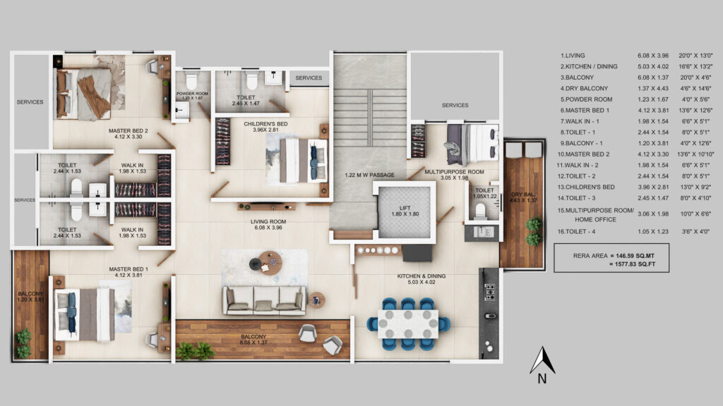 3BHK Interior Design Packages in Pune